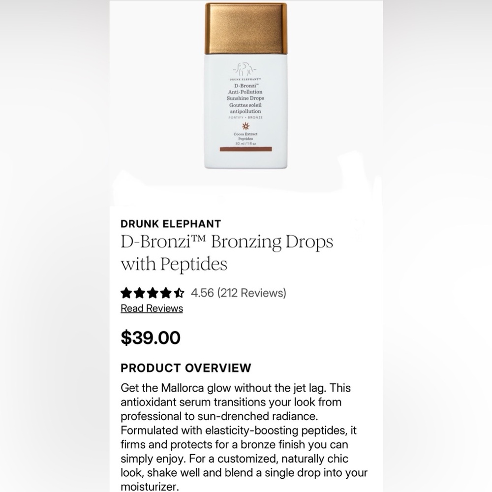 Drunk Elephant Glow-Boosting Sheer Fluid